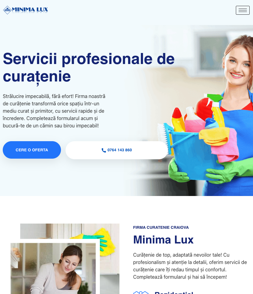 MinimaLux App Interface